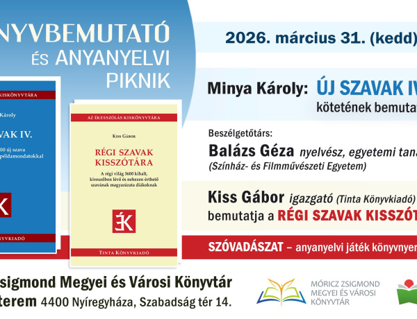 Anyanyelvi pikniket rendeznek a Móricz Zsigmond Könyvtárban