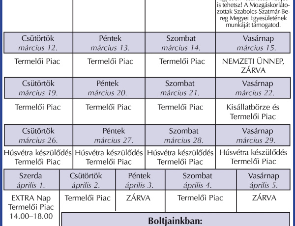Kézműves vásár és nőnapi programok várják a látogatókat a Kertvárosi Esély Piacon