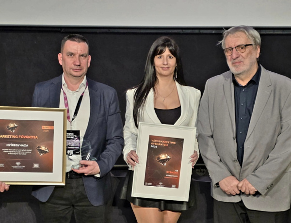Nyíregyháza hatodik alkalommal is elnyerte a Marketing Fővárosa címet, 44 gyémántdíjjal