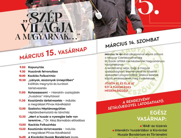 Huszárok, hadijáték és számháború – így idézik meg a forradalom hangulatát a Sóstói Múzeumfaluban