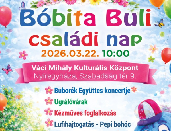 Színes családi nappal várja a gyerekeket a VMKK – jön a Bóbita Buli