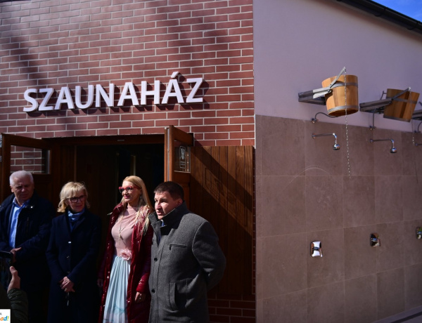 Magyarország egyik legnagyobb szaunáját adták át Nyíregyházán