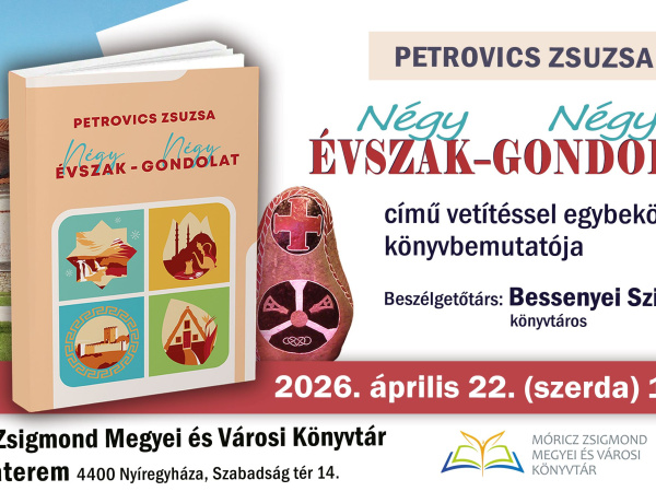 Vetítéssel egybekötött könyvbemutatót tartanak a könyvtárban