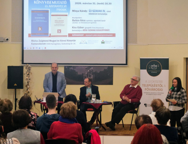 Új szavak születnek – könyvbemutatón mutatták meg, hogyan változik a magyar nyelv