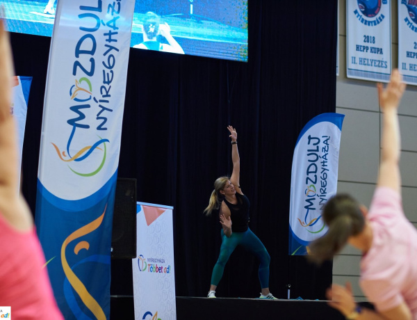 Fitt-Húsvét - Béres Alexandra tartott edzést a nyíregyháziaknak