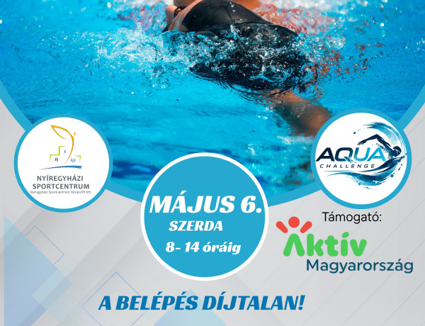 Ússz 500 métert az egészségedért! – Aqua Challenge Nyíregyházán