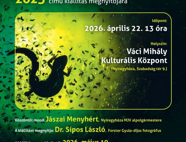 A természet legszebb pillanatai érkeznek Nyíregyházára – megnyílik „Az év természetfotósa 2025” kiállítás