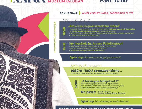 Népviselet, pásztorélet és divatbemutató – különleges hétvége a Sóstói Múzeumfaluban