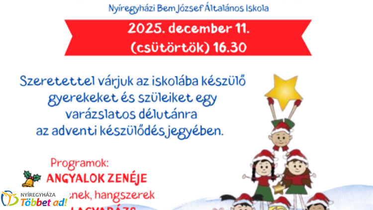 „Karácsonyi varázslat” várja az iskolába készülő gyerekeket a Bem Iskolában