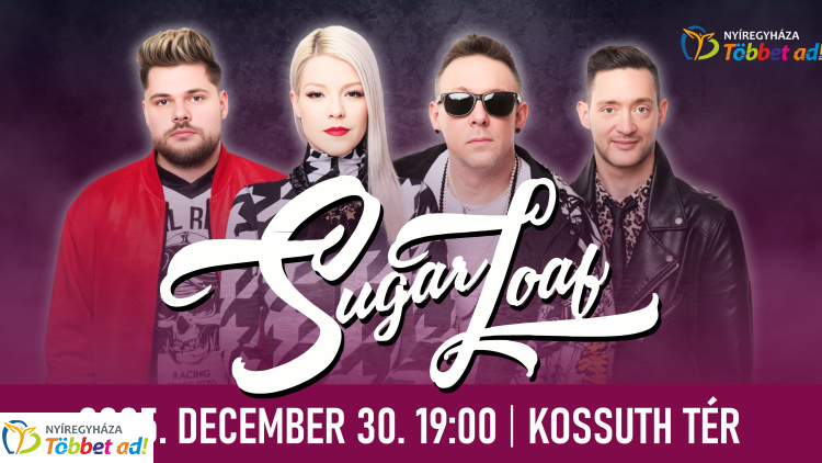 Nyíregyházán zárja az évet a Sugarloaf: a közönség egy fergeteges koncertre készülhet!