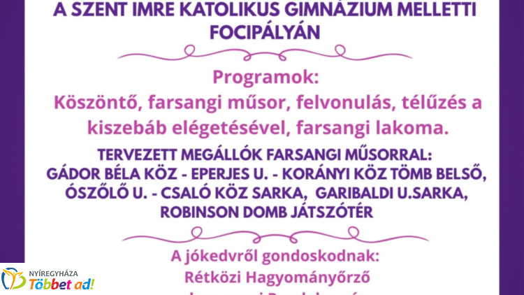 Jósavárosi farsang – télűzés, felvonulás és közös mulatság