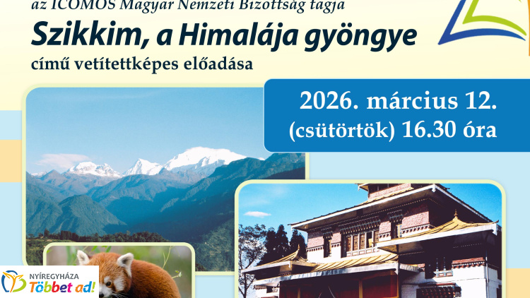 Sikkim, a Himalája gyöngye – vetített képes előadás a könyvtárban