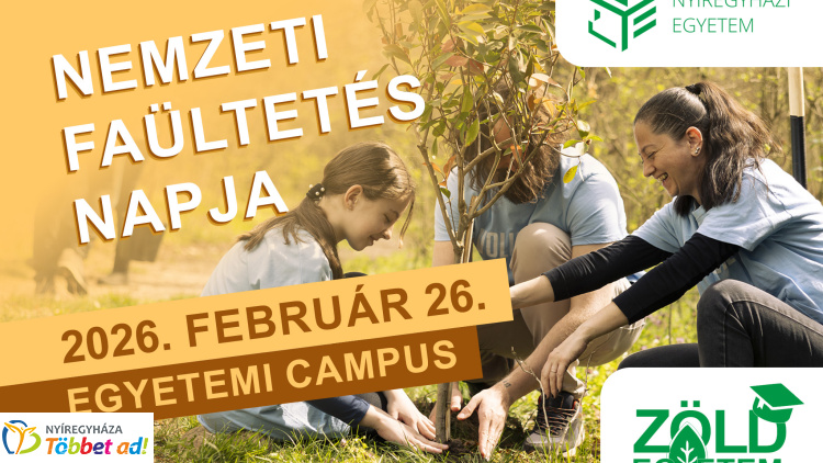 A Nemzeti Faültetés Napjához csatlakozik a Nyíregyházi Egyetem