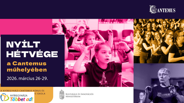 Nyílt hétvégére várja az érdeklődőket a Cantemus