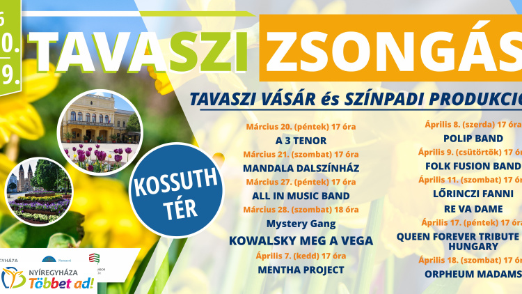 Nyíregyháza ismét megtelik élettel – elindul a Tavaszi Zsongás