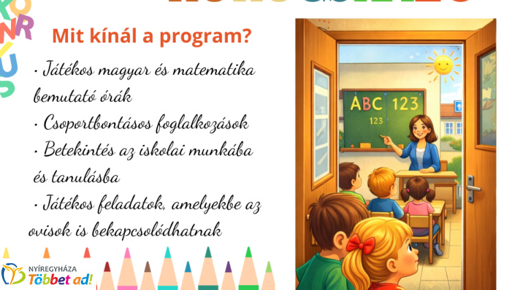 Kukucskáló programmal várja a leendő elsősöket a Gárdonyi tagintézmény