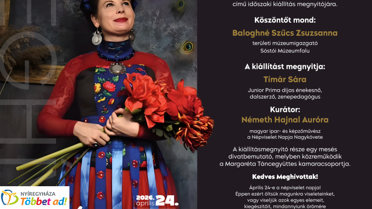 Mesés viseletek a Múzeumfaluban – divatbemutatóval nyílik az Aurora FolkGlamour kiállítás