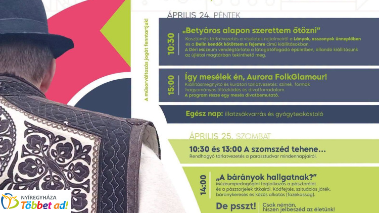 Népviselet, pásztorélet és divatbemutató – különleges hétvége a Sóstói Múzeumfaluban