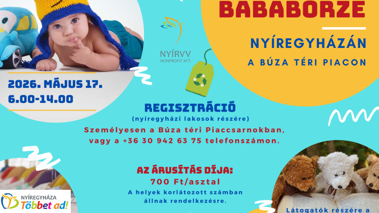 Bababörzét rendeznek a Búza téri Piacon – kincsvadászat és közösségi élmény várja a családokat