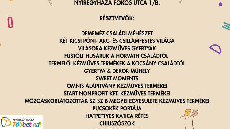 Kézműves forgataggal és családi nappal várják az érdeklődőket a Kertvárosban