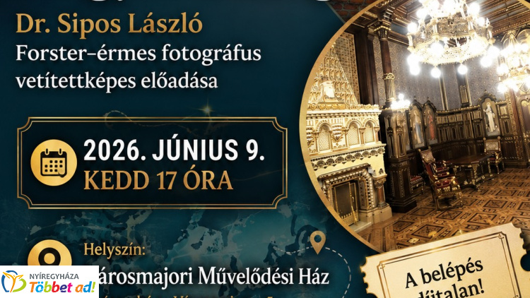 Magyarország rejtett kincsei nyomában – folytatódik Dr. Sipos László előadássorozata