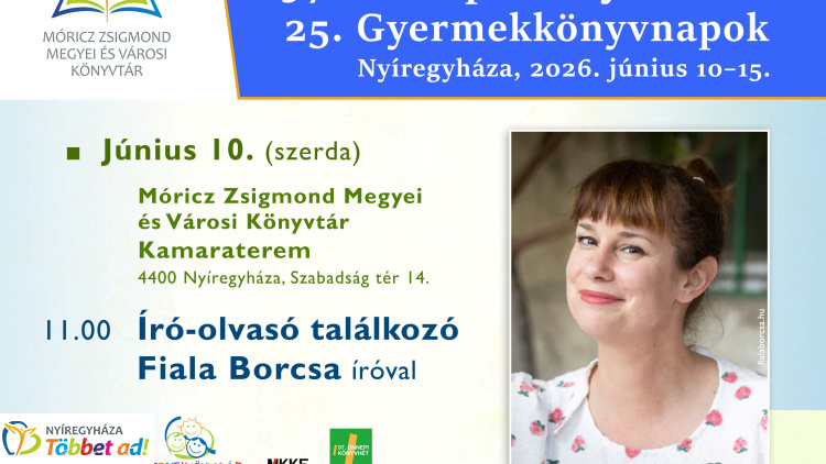 Fiala Borcsával találkozhatnak az olvasók a Könyvhéten