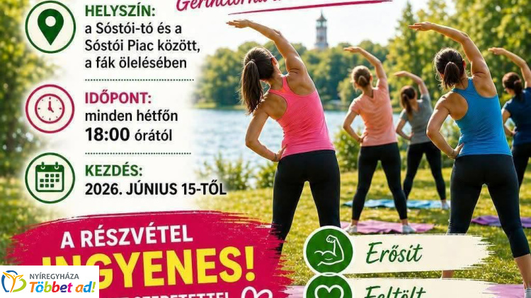 Ingyenes gerinctornával várják a mozogni vágyókat Sóstón