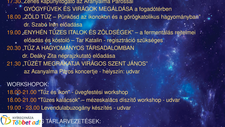 Tüzes programokkal várja a látogatókat a Görögkatolikus Múzeum a Múzeumok Éjszakáján