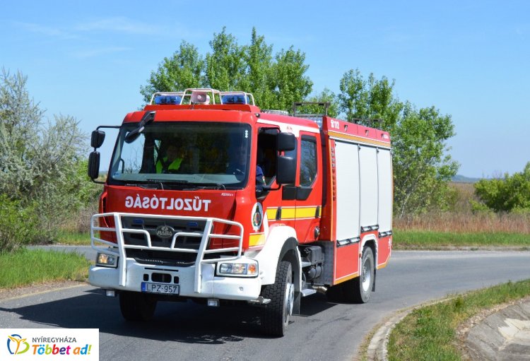 Szabolcs-Szatmár-Bereg megyében tizenegy helyszínen avatkoztak be a tűzoltók