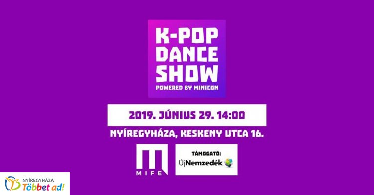 K-pop Dance Show Nyíregyházán ma délután? Érdekes előadások, koreográfiák a Keskeny utcán!