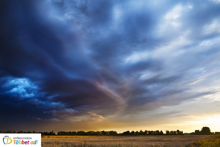 Heves zivatarokra figyelmeztet az Országos Meteorológiai Szolgálat