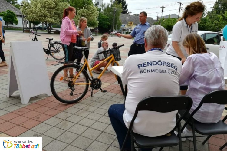 Házhoz mentek Tiszavasváriban – Folytatódik a BikeSafe program