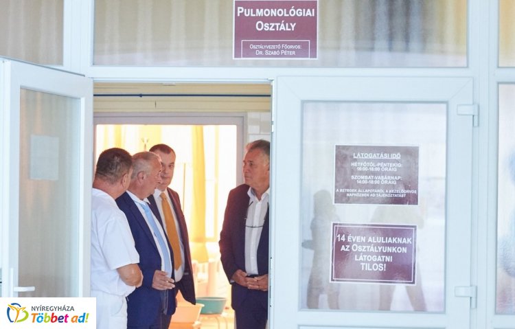 Befejeződött a Pulmonológiai Osztály felújítása a Sóstói úti kórházban