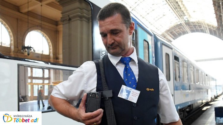 Több mint száz új testkamerát kapnak a vasúti jegyvizsgálók: részletek itt!