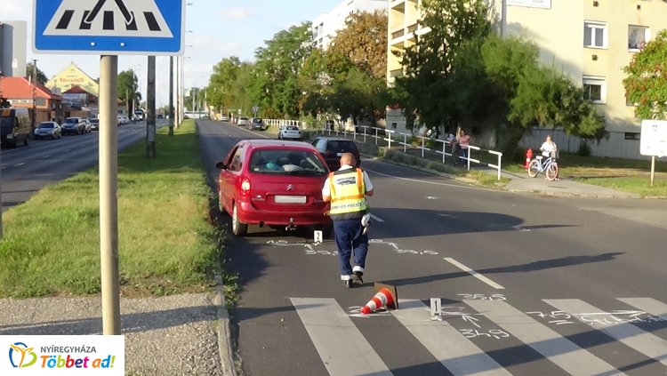 Gyalogost gázoltak el a hétvégén a Kert utca egyik átkelőhelyén, súlyosan megsérült