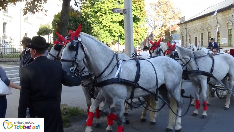 Igazi tirpák lagzi volt hétvégén - 2 hintóval és 27 lovaskocsival vonultak