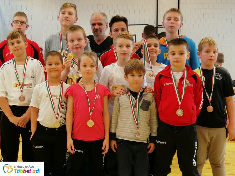 Kabán a birkózók - évzáró versenyen a Nyírsport SE fiataljai