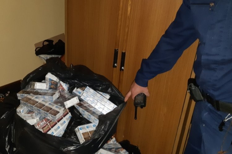 Újabb csempészett cigarettát fogtak a kölcsei rendőrök         
