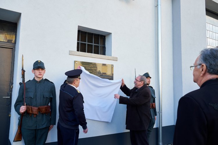 A tanácsköztársaság helyi áldozata, vitéz Kovács István emlékére avattak emléktáblát