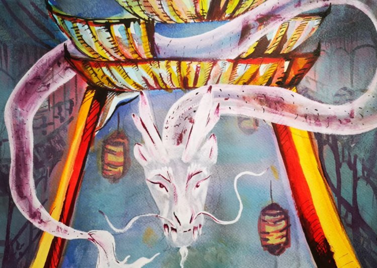 Sárkány, lampion és pagoda a festővásznon – Festősiker Kínában