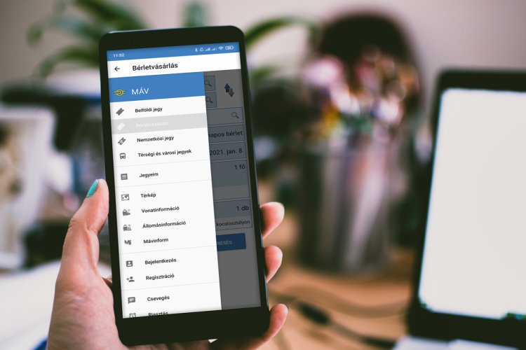 Júniustól Nyíregyháza helyi autóbusz-bérletei megvásárolhatóak a MÁV applikációban