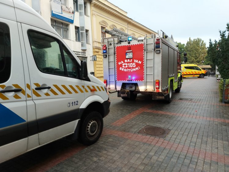 A Bethlen Gábor utcára riasztották a tűzoltókat