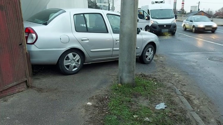A Tiszavasvári úton történt baleset csütörtök reggel