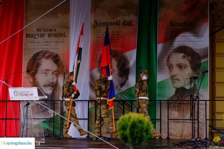 Nemzeti ünnep – Az 1848-49-es forradalom és szabadságharcra emlékeztek Nyíregyházán is