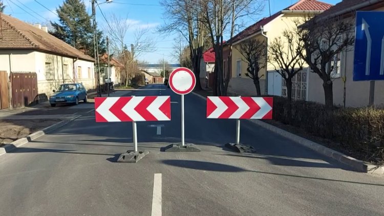 A Derkovits utca vége a Tiszavasvári útnál a következő két hétben le lesz zárva