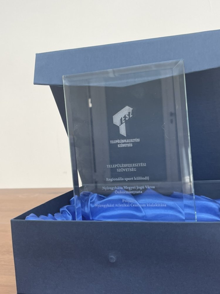 Sport különdíj – Településfejlesztési díjat nyert a Nyíregyházi Atlétikai Centrum