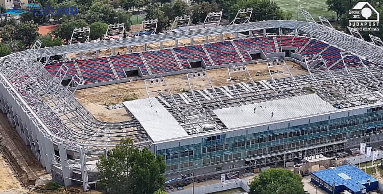 Elcsíptünk egy videót! Lenyűgöző a készülő stadion!