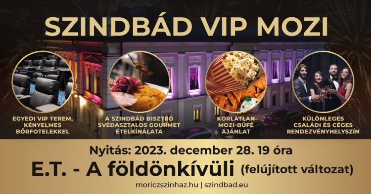 Nyíregyháza első VIP mozija nyit december 28-án a Szindbádban!