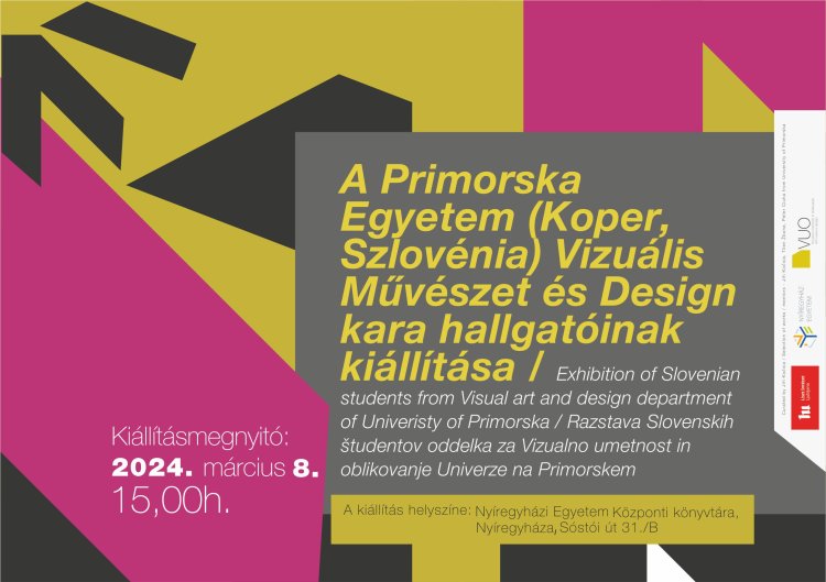 A Primorska Egyetem hallgatóinak kiállítása