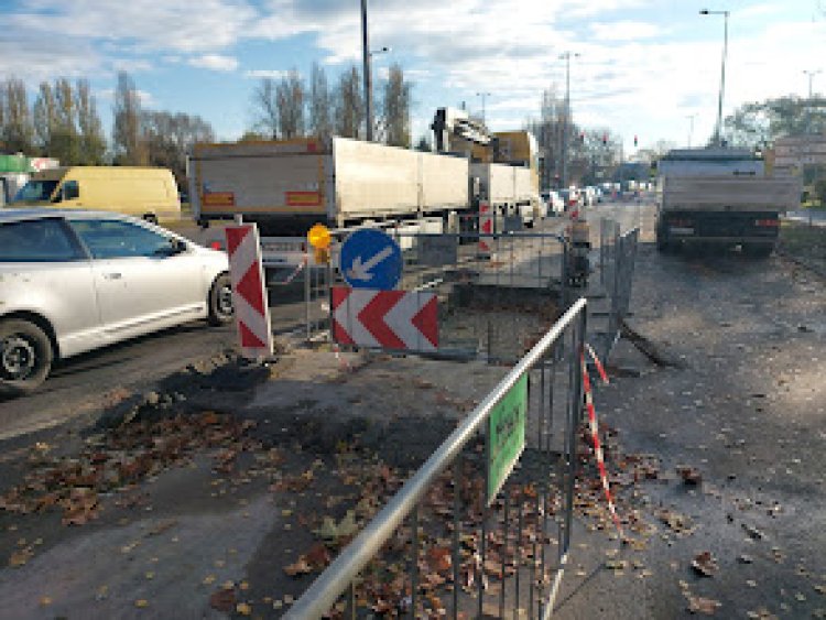 A körút alatt húzódó vezetékeket cseréli a Nyírségvíz